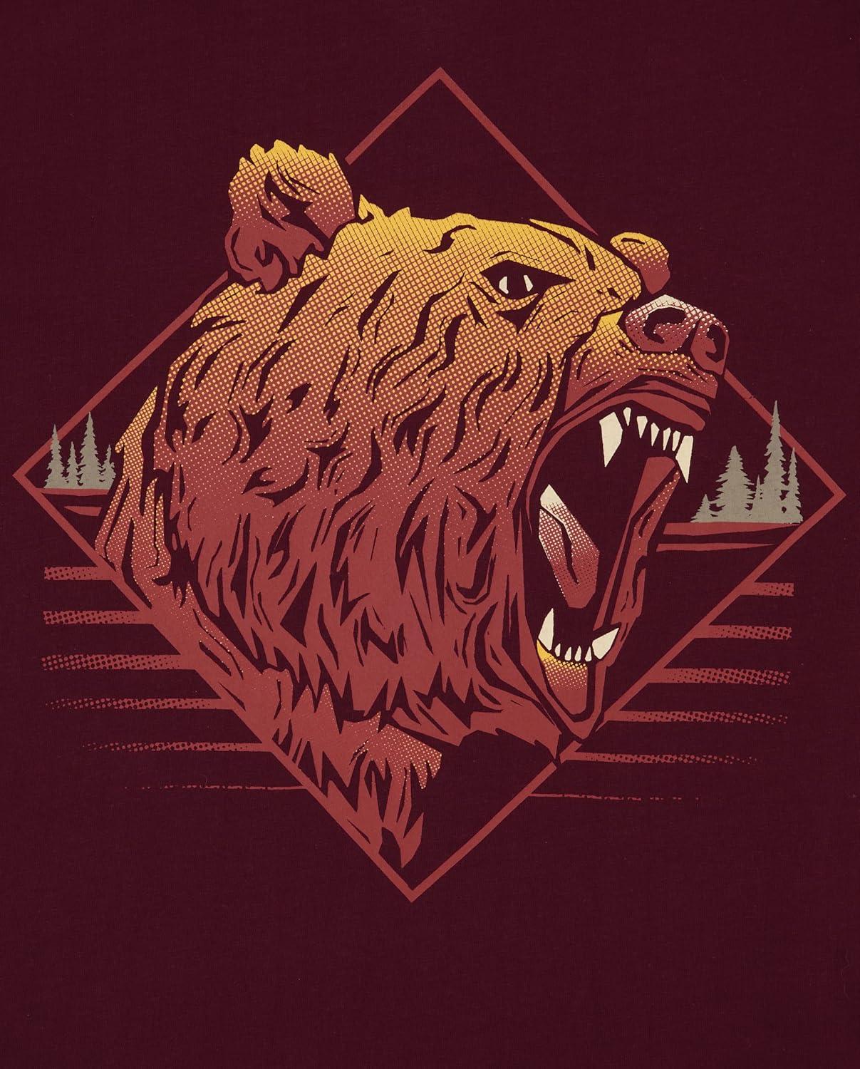 imageThe Childrens Place Boys GamerSportsCars Short Sleeve Graphic TShirts2 PackBearCougar