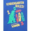 imageThe Childrens Place Boys GamerSportsCars Short Sleeve Graphic TShirts2 PackKindergarten RulesDino Backpack