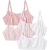 imageThe Childrens Place Girls BralettePinkWhite 4 Pack
