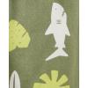 image:imageThe Childrens Place Boys 100 Cotton Sleeve Top and Shorts 2 Piece Pajama SetCapers