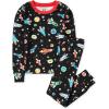 image:imageThe Childrens Place boys 100 Cotton Long Sleeve Top and Pants2 Piece Pajama SetAllover Space