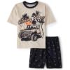 image:imageThe Childrens Place boys Short Sleeve Top and Shorts2 Piece Pajama SetWave Chaser