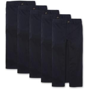 image:imageThe Childrens Place Boys Stretch Relaxed Straight Chino Pants MultipacksNew Navy 5pack