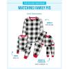 image:imageThe Childrens Place Family Matching Plaid Waffle 2 Piece Pajama SetsBlackWhite Check
