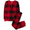image:imageThe Childrens Place Family Matching Plaid Waffle 2 Piece Pajama SetsRed Buffalo Plaid