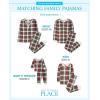 image:imageThe Childrens Place Family Matching Plaid Waffle 2 Piece Pajama SetsRed Tartan Plaid