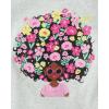 image:imageThe Childrens Place Girls 100 Cotton Short Sleeve Top and Pants2 Piece Pajama SetFloral Cameo