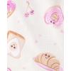 image:imageThe Childrens Place Girls 100 Cotton Short Sleeve Top and Pants2 Piece Pajama SetPink Sweets
