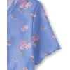 image:imageThe Childrens Place Girls Sleeve Top and Shorts2 Piece Pajama SetFloral Blue