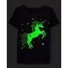 image:imageThe Childrens Place girls 100 Cotton Short Sleeve Top and Shorts2 Piece Pajama SetViolet Dream Unicorn