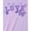 image:imageThe Childrens Place girls Long Sleeve Top and Pants Snug Fit 100 Cotton 2 Piece Pajama SetPurple Love