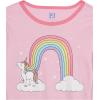 image:imageThe Childrens Place girls Long Sleeve Top and Pants Snug Fit 100 Cotton 2 Piece Pajama SetUnicorn Sparkle Pink