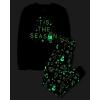 image:imageThe Childrens Place unisexbaby Family Matching Christmas and Holiday Pajama Sets CottonBlack Glow