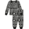 image:imageThe Childrens Place unisexbaby Family Matching Christmas and Holiday Pajama Sets CottonFairsile  Black