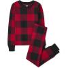 image:imageThe Childrens Place unisexbaby Family Matching Christmas and Holiday Pajama Sets CottonRedBlack Check