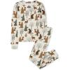 image:imageThe Childrens Place unisexbaby Family Matching Christmas and Holiday Pajama Sets CottonWoodland Allover