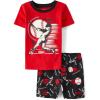 image:imageThe Childrens Place Boys 100 Cotton Short Sleeve Top and Shorts 2 Piece Pajama SetBaseball