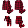 image:imageThe Childrens Place Family Matching Plaid Waffle 2 Piece Pajama SetsRed Buffalo Plaid