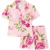 Pink Floral Button