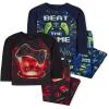 image:imageThe Childrens Place boys Long Sleeve Top and Pants 2 Piece Pajama SetBeat the Game 2pack