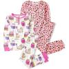 image:imageThe Childrens Place girls Long Sleeve Top and Pants Snug Fit 100 Cotton 2 Piece Pajama SetCatCheetah 2pack