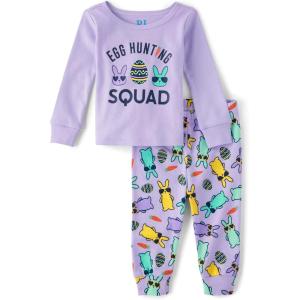 image:imageThe Childrens Place Long Sleeve Sibling Matching Easter PajamasPurple Bunny