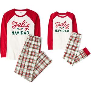 image:imageThe Childrens Place unisexbaby Family Matching Christmas and Holiday Pajama Sets CottonFeliz Navidad Holiday