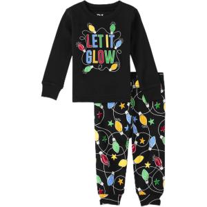 image:imageThe Childrens Place unisexbaby Family Matching Christmas and Holiday Pajama Sets CottonLet It Glow