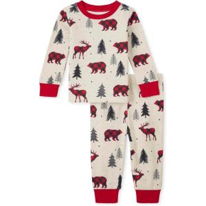 image:imageThe Childrens Place unisexbaby Family Matching Christmas and Holiday Pajama Sets CottonMoose Bear