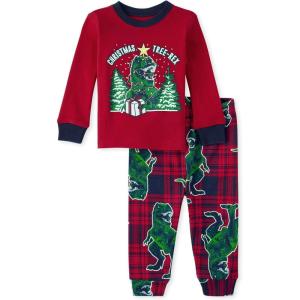 image:imageThe Childrens Place unisexbaby Family Matching Christmas and Holiday Pajama Sets CottonTreerex