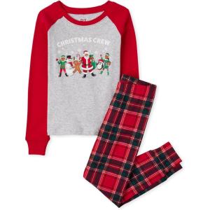 image:imageThe Childrens Place unisexbaby Family Matching Christmas and Holiday Pajama Sets CottonXmas Crew