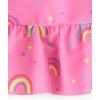 image:imageThe Childrens Place Boys and Toddler Short Sleeve Rashguard SwimsetRainbow Pink