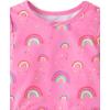 image:imageThe Childrens Place Boys and Toddler Short Sleeve Rashguard SwimsetRainbow Pink