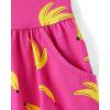 image:imageThe Childrens Placeand Toddler Girls Short Sleeve Fashion DressPink Glow