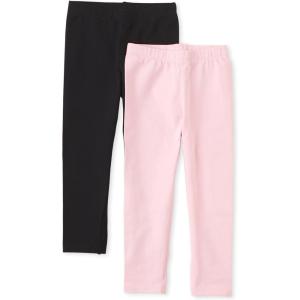 image:imageThe Childrens Place Baby Girls and Toddler Leggings 2PackBlackShell 2pack