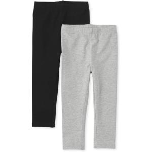 image:imageThe Childrens Place Baby Girls and Toddler Leggings 2PackBlackSmoke Gray 2pack