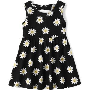 image:imageThe Childrens Placeand Toddler Girls Short Sleeve Fashion DressDaisies