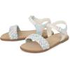 image:imageThe Childrens Place Girls Adjustable Ankle Strap Flat SandalsPastel Multicolor Braid