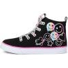image:imageThe Childrens Place Girls Girls Casual Lace Up Hi Top SneakersDoodle Icons