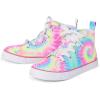image:imageThe Childrens Place Girls Girls Casual Lace Up Hi Top SneakersTie Dye Swirl