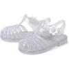 image:imageThe Childrens Place Girls Girls Jelly Fisherman SandalsClear Silver Glitter