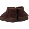 image:imageThe Childrens Place Girls Girls Mini Ankle Platform Boot Fauxfur LinedDk Brown