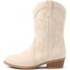 image:imageThe Childrens Place Girls Girls Western Cowgirl BootOffwhite