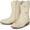 image:imageThe Childrens Place Girls Western Cowgirl BootsIvory