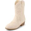image:imageThe Childrens Place Girls Girls Western Cowgirl BootOffwhite
