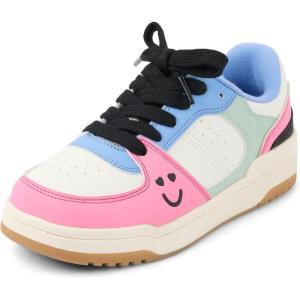 image:imageThe Childrens Place Girls Girls Casual Lace Up Low Top SneakersRetro Colorblock