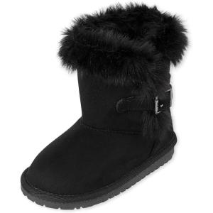 image:imageThe Childrens Place Girls Warm Lightweight Winter BootBlack