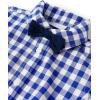 image:imageThe Childrens Place Baby Boys And Newborn Short Sleeve Button Down Shirt and Shorts 2 Piece Outfit SetRenew Blue Check