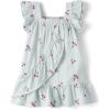 image:imageThe Childrens Place Baby Girls and Newborn Ruffle Dressy DressBlue Cherry