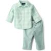 image:imageThe Childrens Place Baby Boys And Newborn Long Sleeve Top and Pants2piece Outfit SetMint Plaid